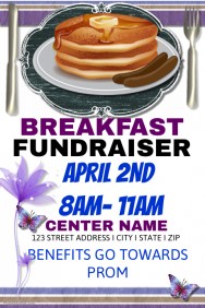 Customizable Design Templates for Pancake Breakfast | PosterMyWall