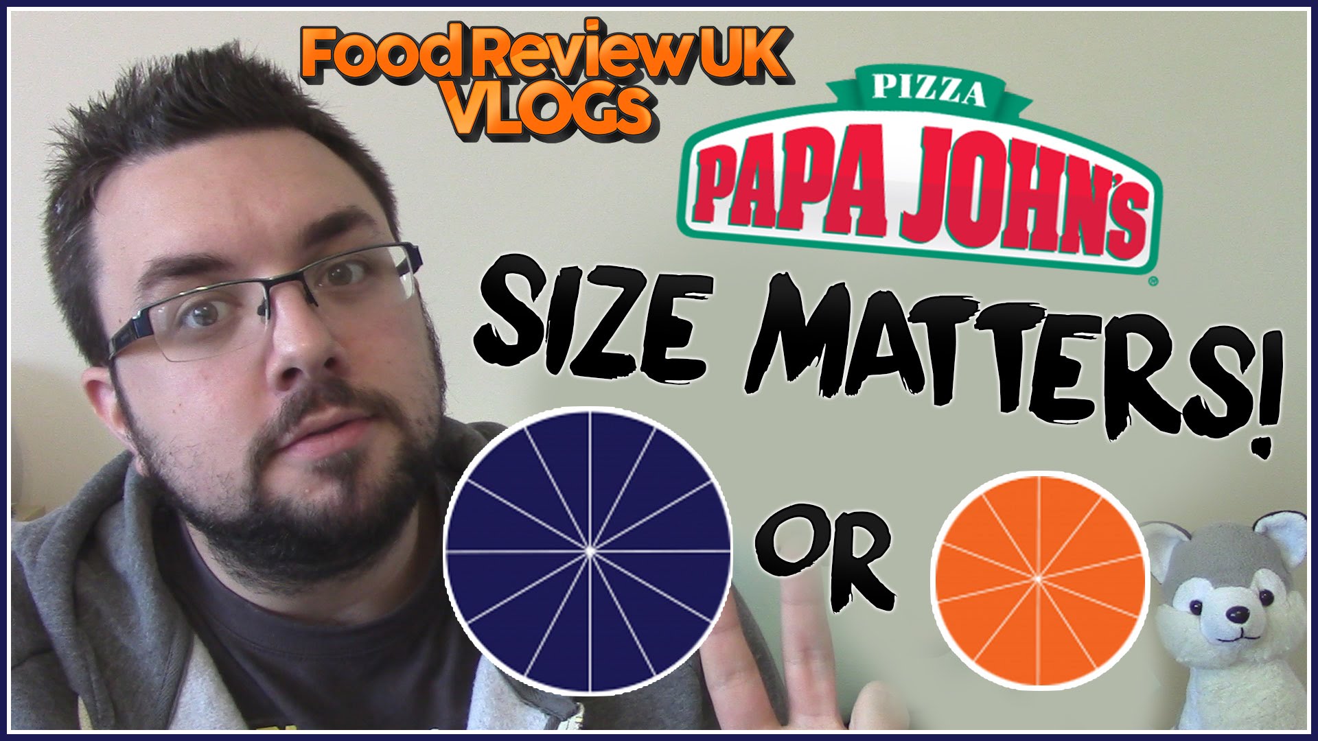 Papa John's UK Size Matters! Food Review UK VLOGs YouTube