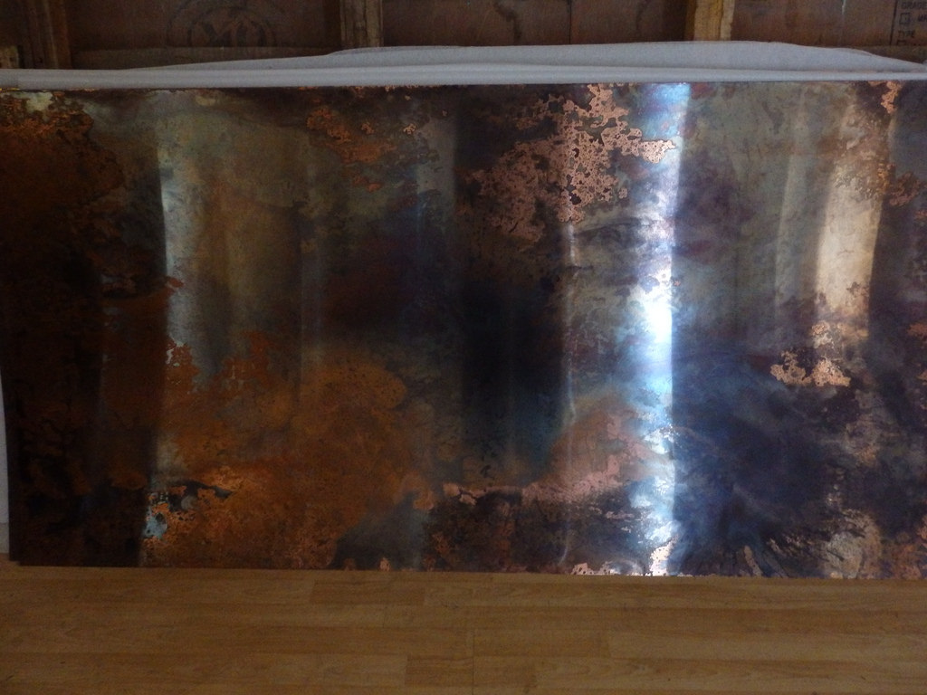 53 Bespoke Distressed Copper Sheet 2m x 1m, two of a ser… | Flickr