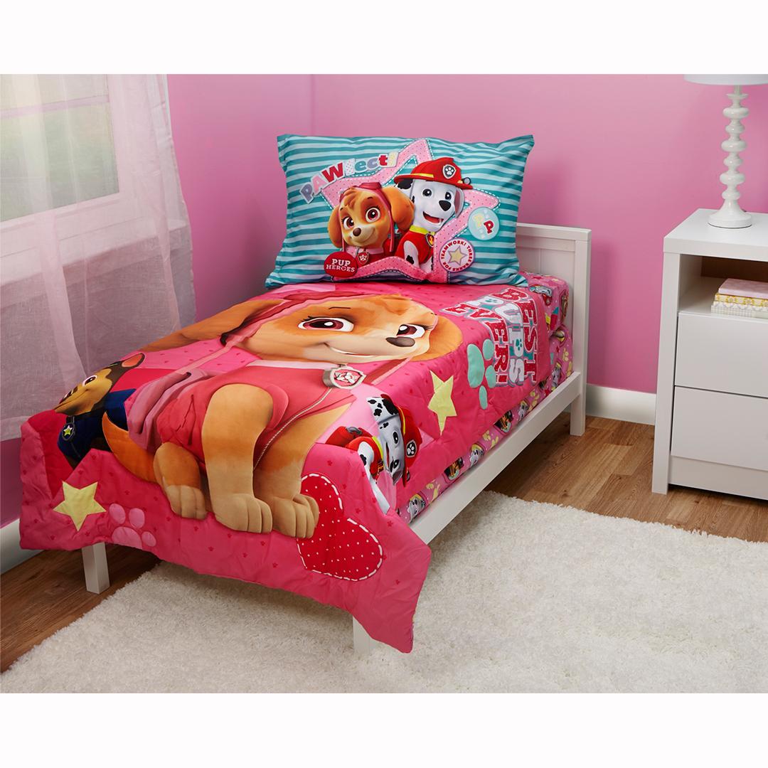 Amazon.: Paw Patrol Skye Toddler Bedding Set, Pink : Baby