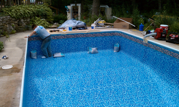 Pictures Of Pool Liners In Inground Pools Wales Replacement 