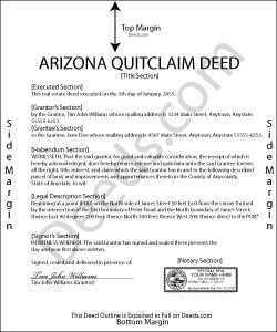 Arizona Quit Claim Deed Forms | Deeds.com