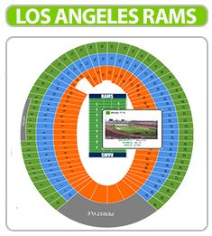 LA Rams Seating Chart | Los Angeles Rams Seating