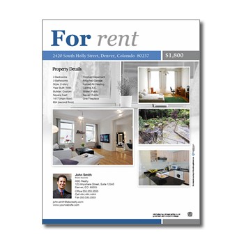 apartment for rent flyer template