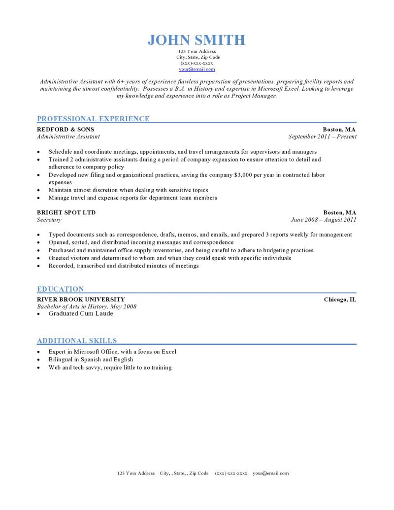 Resume Formats Jobscan