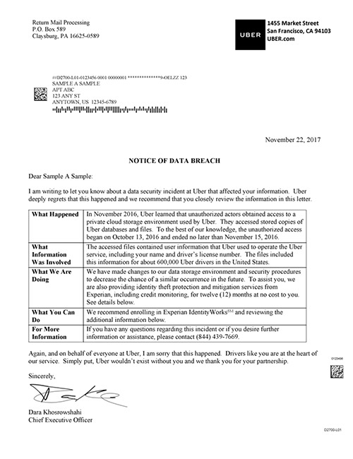 OPM Data Breach Notification Letters