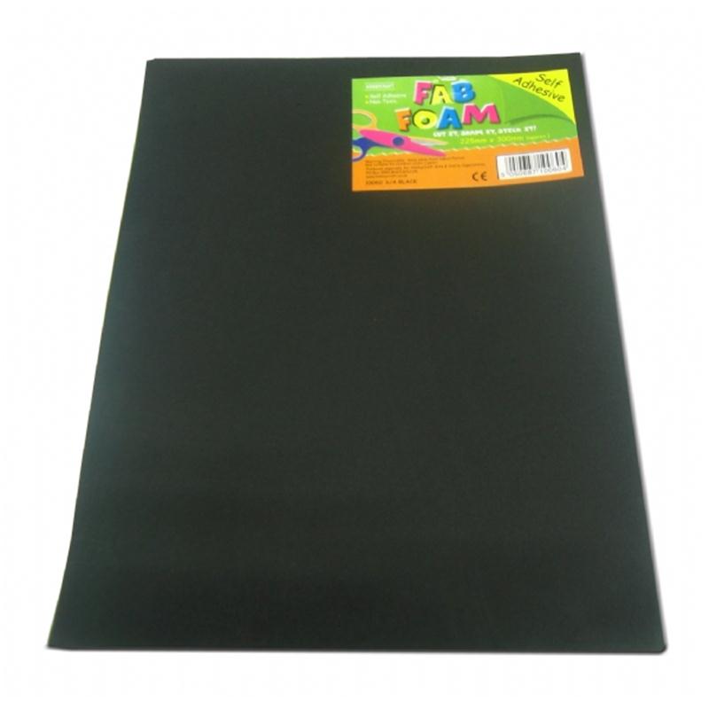 2 x Black Neoprene Self Adhesive Foam Sheets 12'' x 9'' | eBay
