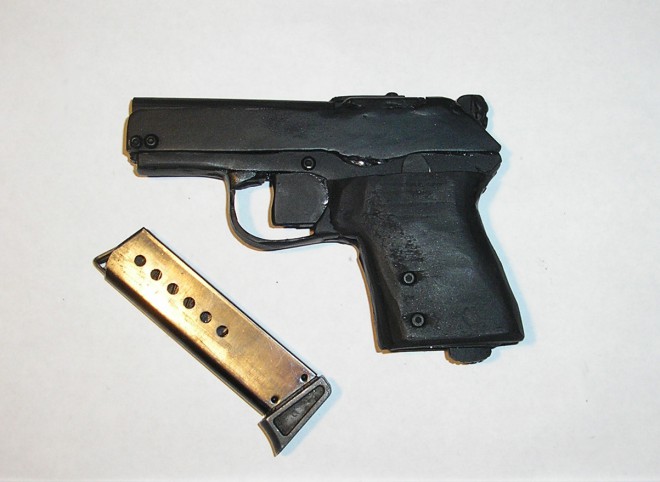 Semi auto pistol improvised from sheet metal The Firearm BlogThe 