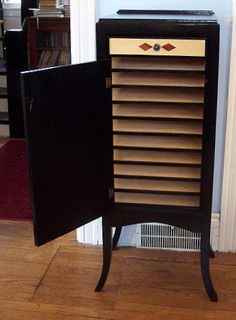 Antique mail sorter; use for sheet music storage | music room 