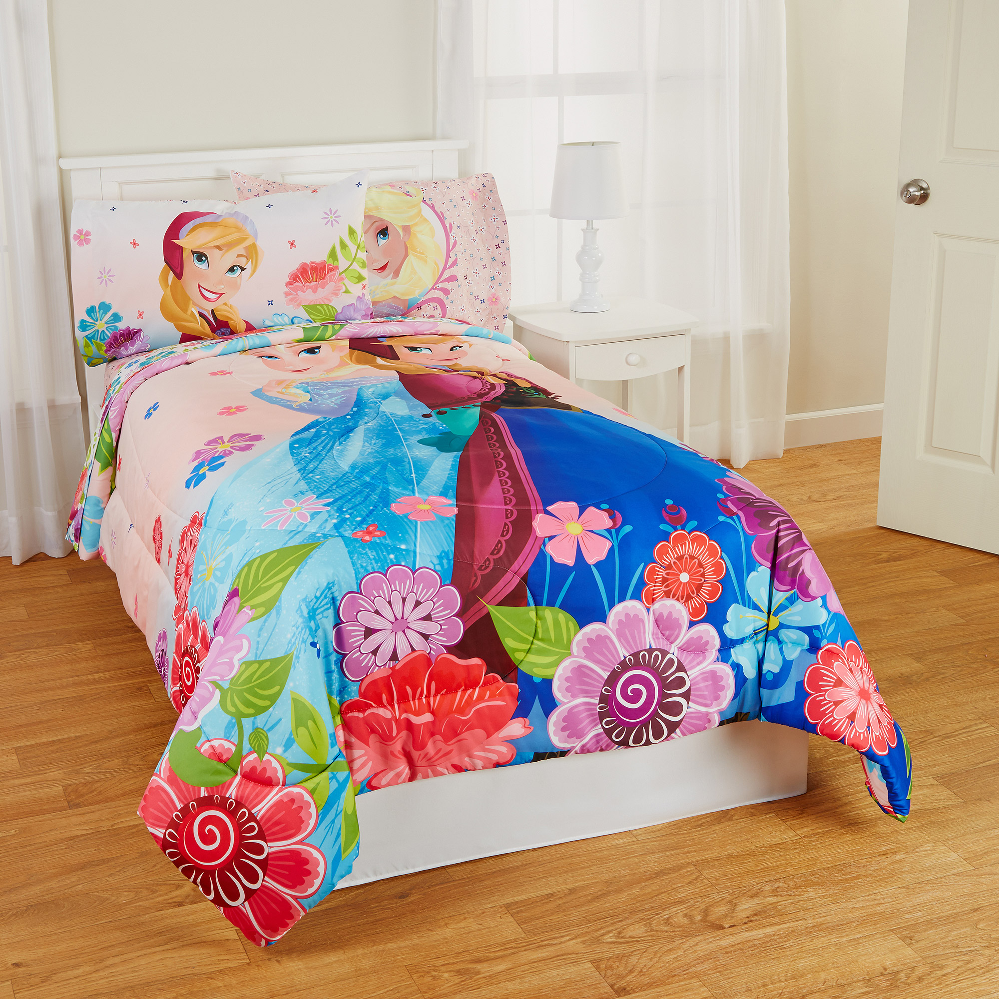 Frozen Disney Frozen Floral Breeze Twin/full Comforter Walmart.com