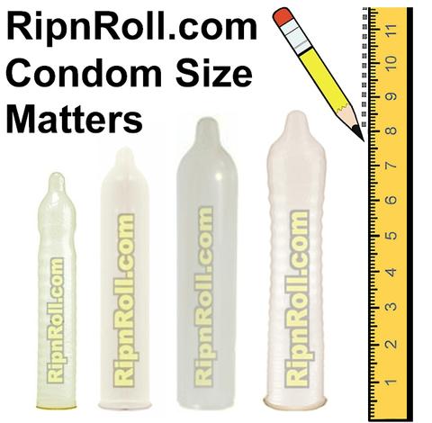 Condom Size Chart | What Condom Sizes Mean | RipNRoll