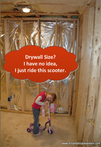 What drywall size is right for your basement?
