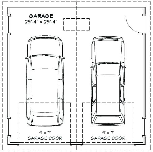 Download Size Of A 2 Car Garage | Garden Design