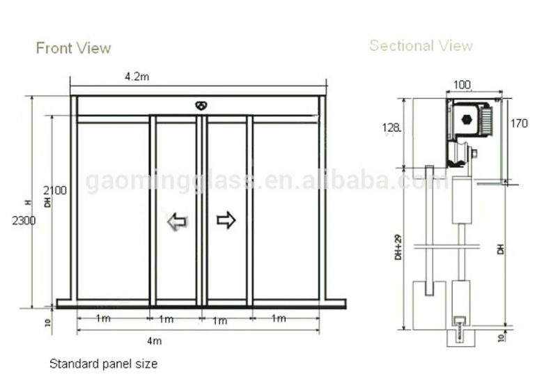Standard Sliding Glass Door Dimensions amulette