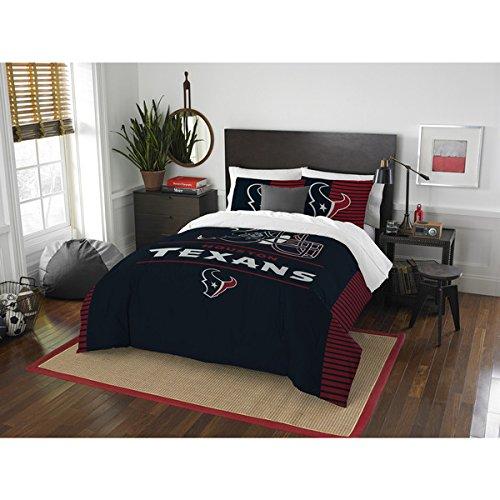 NFL Houston Texans Comforter Twin Set Sports Patterned Bedding 