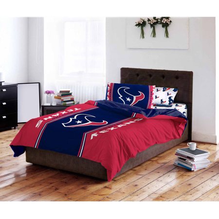 NFL Houston Texans Bed in a Bag Complete Bedding Set Walmart.com