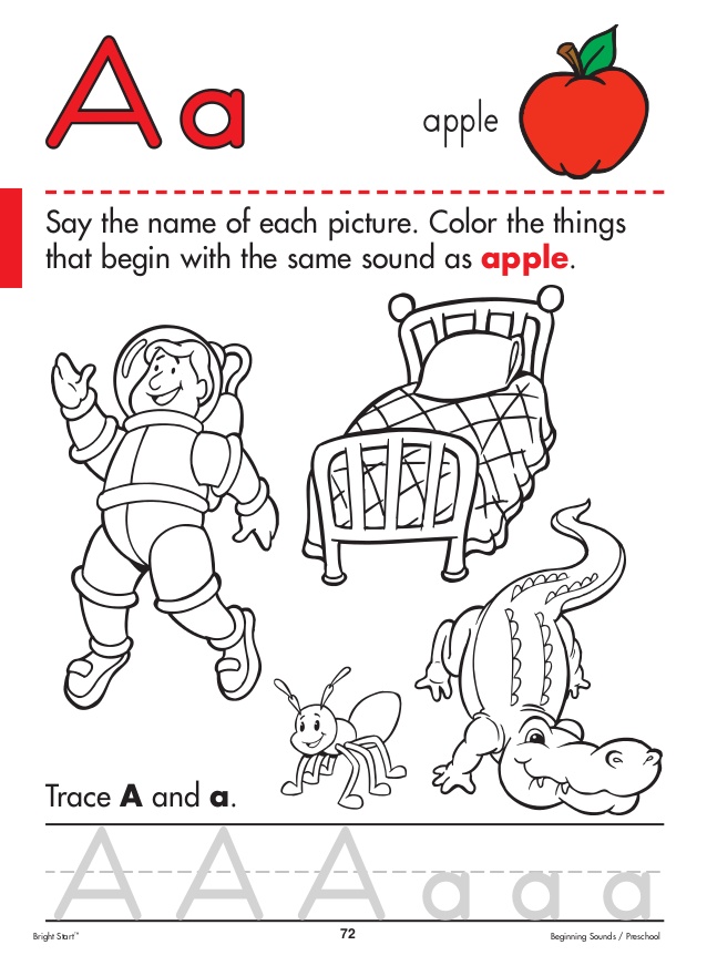 Words That Start With A | School ideas | Pinterest | Worksheets 