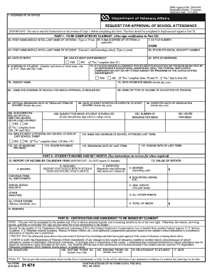 2015 2018 Form VA 21 674 Fill Online, Printable, Fillable, Blank 