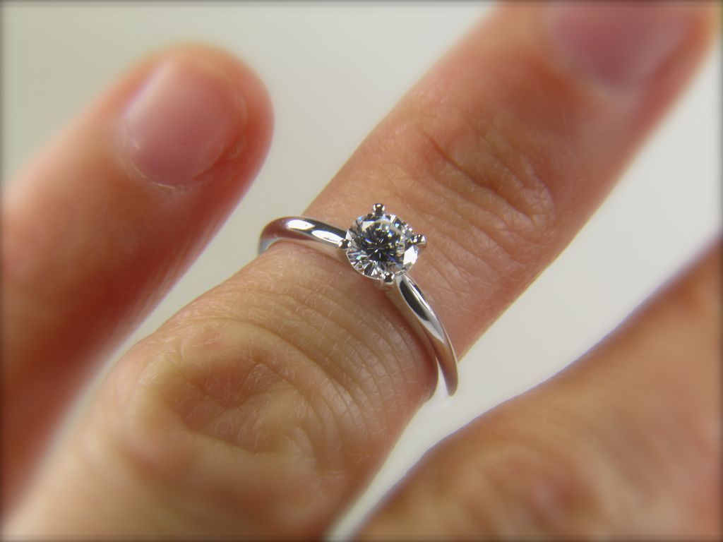 Half Carrot Diamond Rings | Wedding, Promise, Diamond, Engagement 