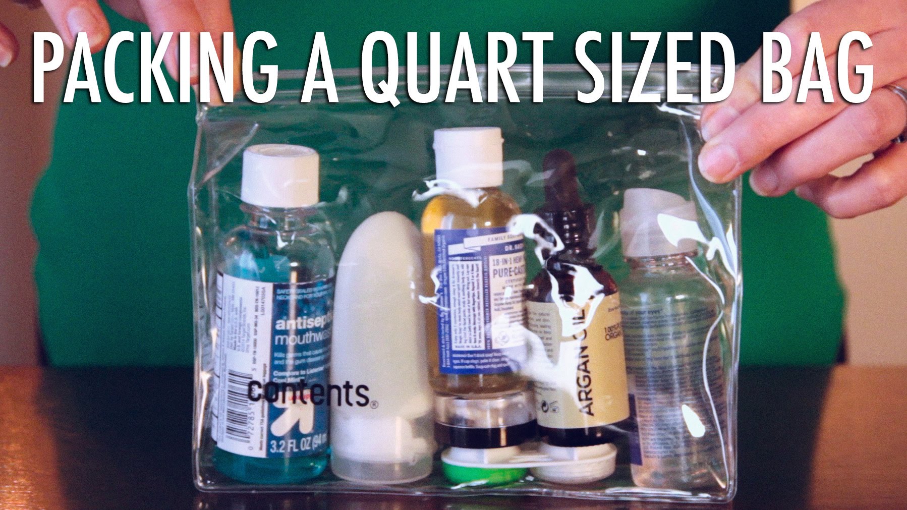 How to Pack Your Quart Size Bag YouTube