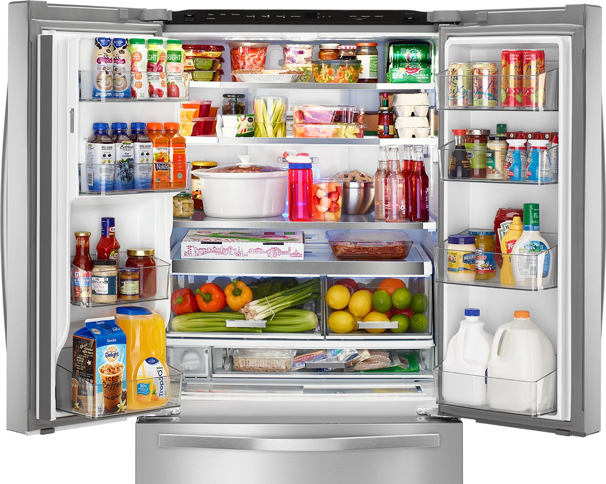 Whirlpool 10.7 cu. ft. Top Freezer Refrigerator in Monochromatic 