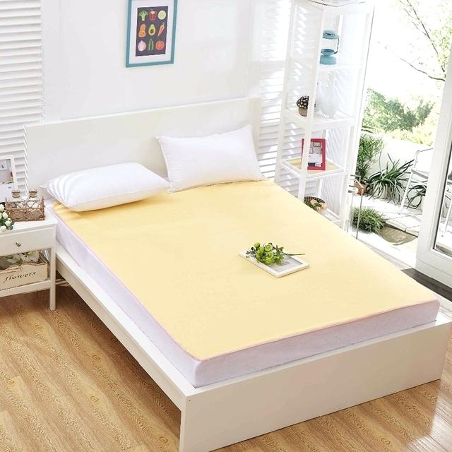 Flat Sheets Bulk Hot Sale Bulk Yellow Cotton Terry Tear Resistant 